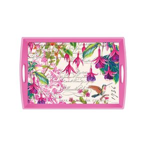 Bandeja retangular fuchsia Michel Design Works