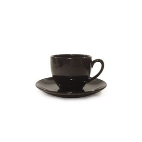 Xicara de Chá Collors Preto 6 peças