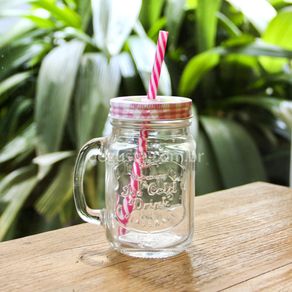 Caneca party com tampa e canudo Toyland