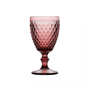 Conjunto Taças Bico Abacaxi Lilas 325ml 6 Peças Lyor