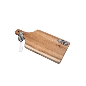 Tábua com Espátula Abacaxi Bon Gourmet