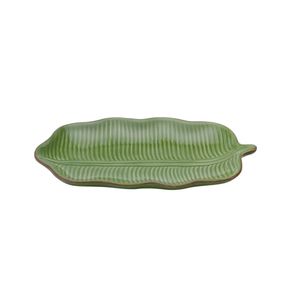 Prato Folha Verde 19,8cm Lyor