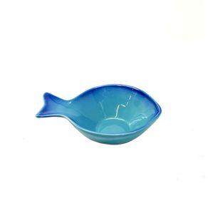 Bowl Peixe Degrade Bic/Turquesa 20x14,5x6cm Luiz Salvador