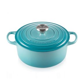 Panela Redonda 28cm 6,7L Azul Caribe Le Creuset