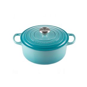 Panela Redonda 24cm 4,2L Azul Caribe Le Creuset