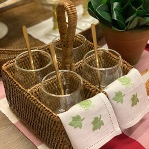 Jogo de Colheres Para Café 4 peças Dourado