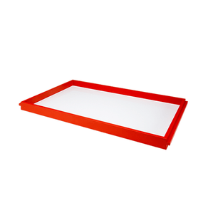 Bandeja Reta 50cm Vermelho Passini Design