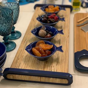 Bandeja Slim 60cm Azul Passini Design