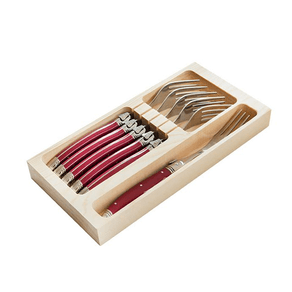 Conjunto Garfos Luxo Bordeaux 6 peças