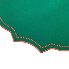 Jogo Americano Colonial Esmeralda 2 peças