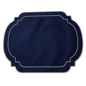 Jogo Americano Tela Azul e Branca 2 peças