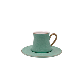 Xícara de Café Galet New Bone Verde 6 peças