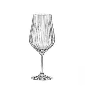 Taça Agua Tulipa Opitic 450ml 6 peças Bohemia
