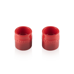 Set Suportes para Velas Vermelho 2 peças