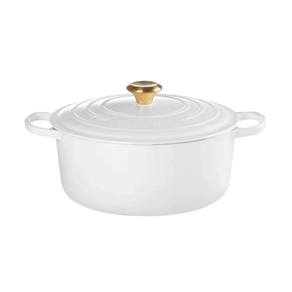 Panela Redonda 28cm 6,7L Branca Le Creuset
