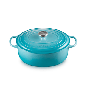 Panela Oval 31cm 6,3L Azul Caribe Le Creuset