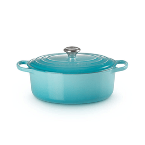 Panela Oval 31cm 6,3L Azul Caribe Le Creuset