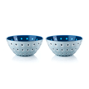 Conjunto de 2 Bowls Le Murrine Azul 12cm Guzzini