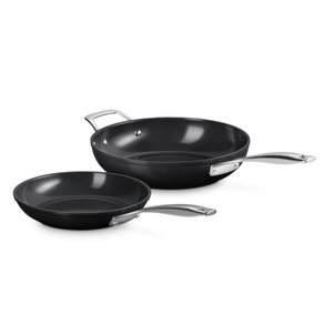 Set 2 Frigideiras Rasa e Funda Non-Stick Ceramic Essential 24cm e 28cm Le Creuset