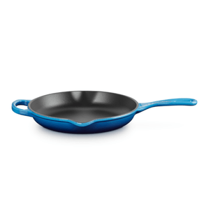 Skillet Frigideira Redonda 23cm Ferro Fundido Esmaltado Azul Blue Le Creuset