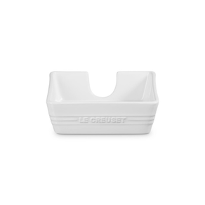 Porta Guardanapo Cerâmica Premium 15cm Branco Le Creuset