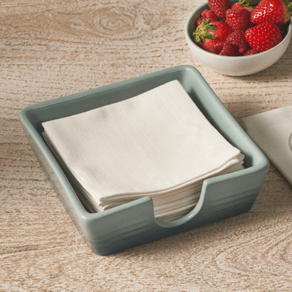 Porta Guardanapo Cerâmica Premium 15cm Sea Salt Le Creuset