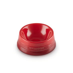 Bowl para Pet Cerâmica Premium Tigela Comida Água Para Cachorro e Gato 450ml Vermelho Le Creuset