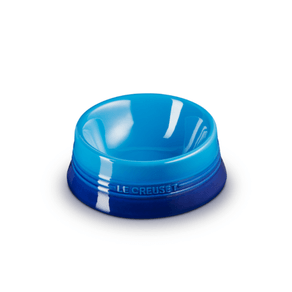 Bowl para Pet Cerâmica Premium Tigela Comida Água Para Cachorro e Gato 450ml Azure Blue Le Creuset