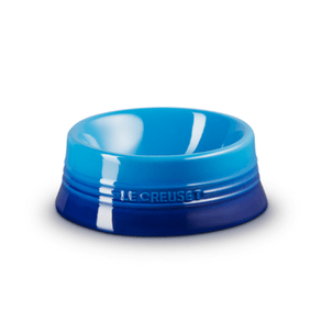 Bowl para Pet Cerâmica Premium Tigela Comida Água Para Cachorro e Gato 800ml Azure Blue Le Creuset