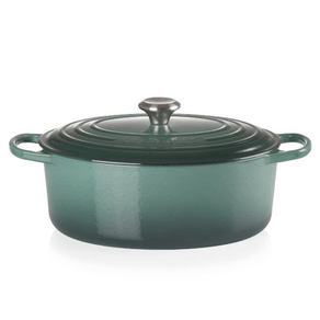 Panela Oval 40cm 13.9L Ferro Fundido Esmaltado Artichaut Le Creuset